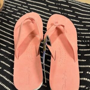 Women's Pink Flip Flop Sandals - Panama Jack Size 10-11